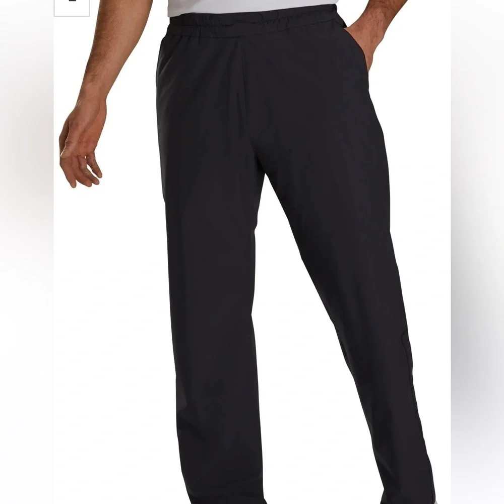 FootJoy DryJoys Hydrolite Men's Black Golf Rain Pants Size XXL
